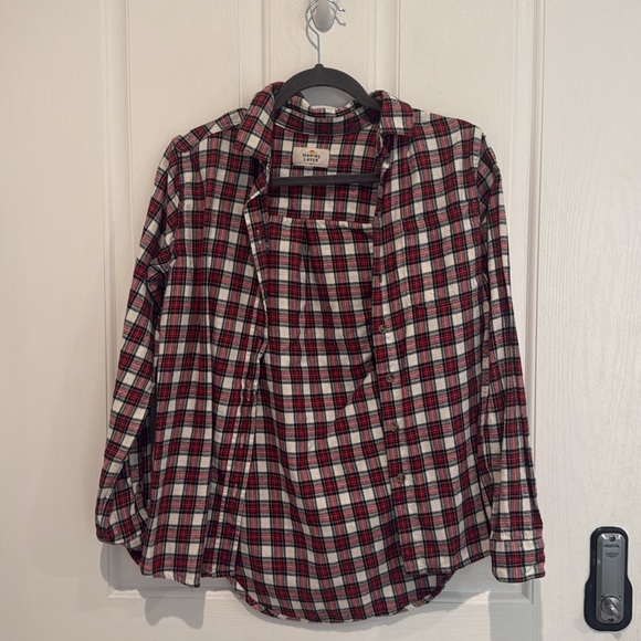 Marine layer Kendall Button Down in Red Plaid - Picture 7 of 8